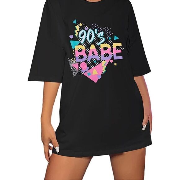 90a Babe T-Shirt Size M - Picture 1 of 6